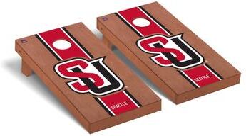 Skip's Garage Seattle SU Redhawks Rosewood Cornhole Board Set
