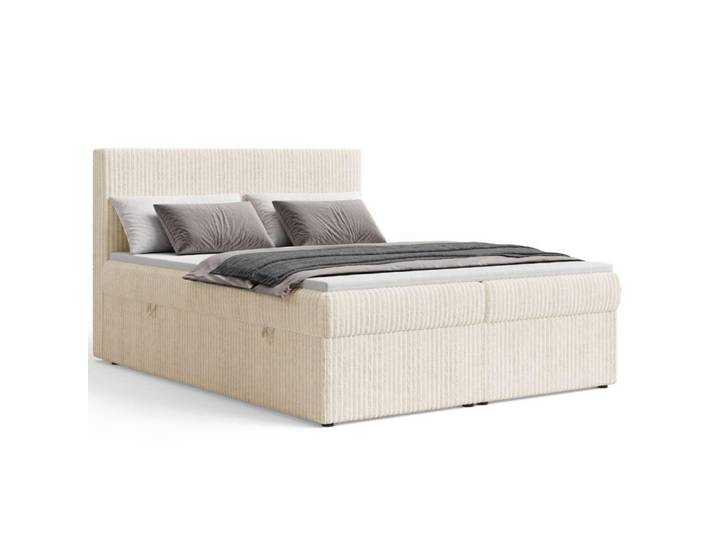 Graingold Boxbett Brisa 200x200 Beige, 200x200 cm, Schlafzimmer, Betten, Boxspringbetten