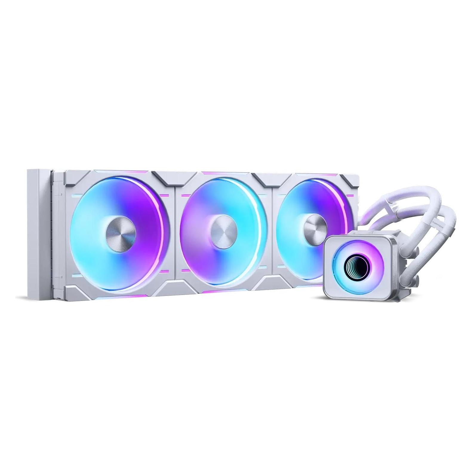 Phanteks Glacier One 420D30 X2 DRGB AiO Wasserkühlung - 420mm, weiss (PH-GO420D30_DWT02)