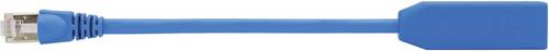 Telegärtner RJ45 Netzwerk Adapter [1x RJ45-Stecker - 1x RJ45-Buchse] 20.00 cm Blau