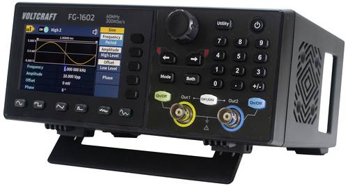 VOLTCRAFT FG-1602 Funktionsgenerator netzbetrieben 1 µHz - 60MHz 2-Kanal Arbiträr