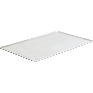 Schneider-GmbH Backblech 381050 GN 1/1, silber, aus Aluminium, 53 x 32,5 cm, Rand 1 cm hoch
