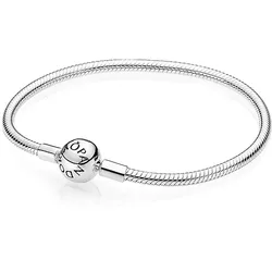 Pandora 594595C00 Damenarmband Silber Kugelverschluss, 19 cm