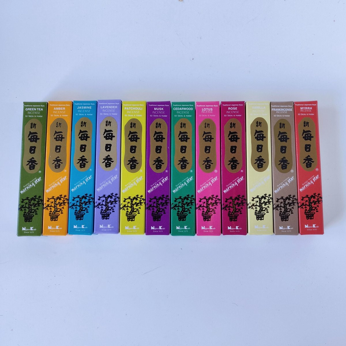 Morning Star Wierook - Assortiment van 12 verschillende geuren
