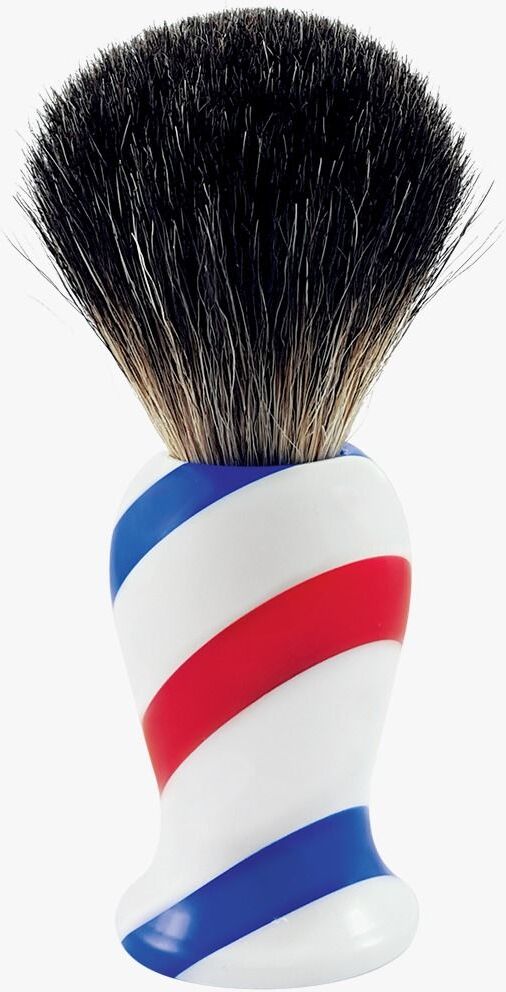 Man42 Pennello da Barba con Setole in Tasso Nero – Manico Bandiera Americana Barber Shop