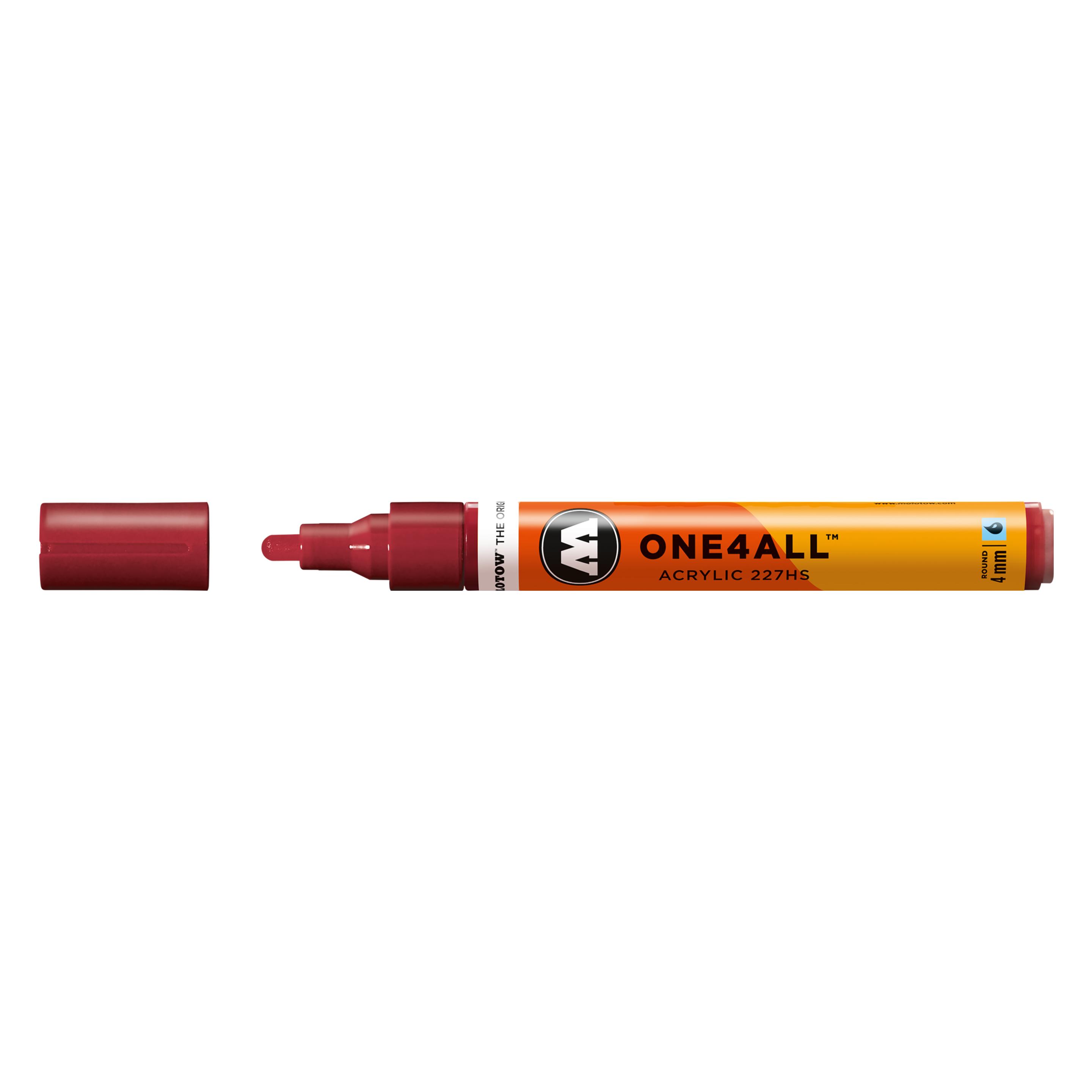 Molotow Filzstift One4all 227HS burgundy 086, 4mm (1x) (227204)