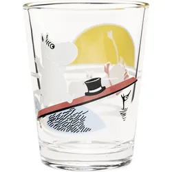 Arabia Finland Wasserglas Mumins Muminmutter und Muminvater