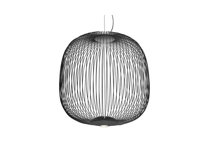 Foscarini - Suspension Spokes - Noir - Acier verni - Designer Studio Garcia Cumini