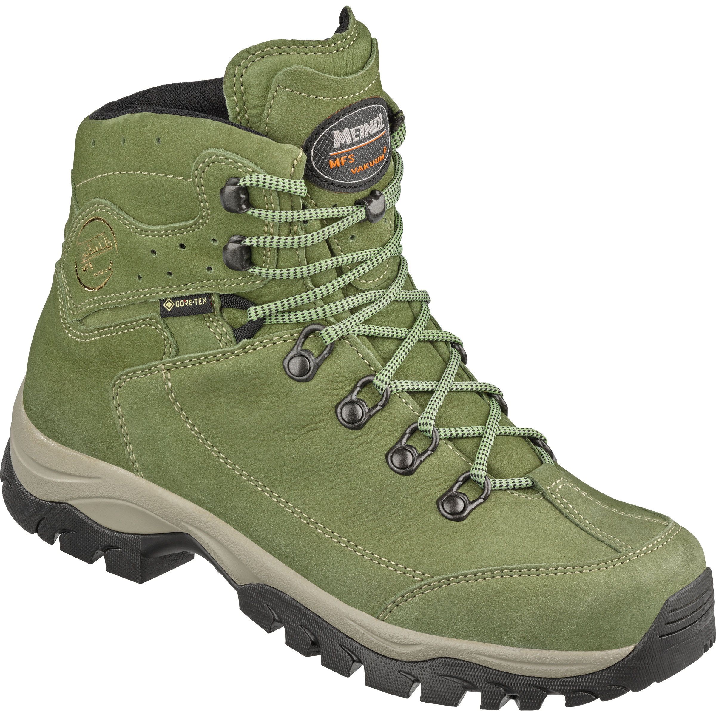 Meindl Vakuum Ultra GTX Damen Wanderschuhe oliv Größe 42.5 Trekking Wasserdicht