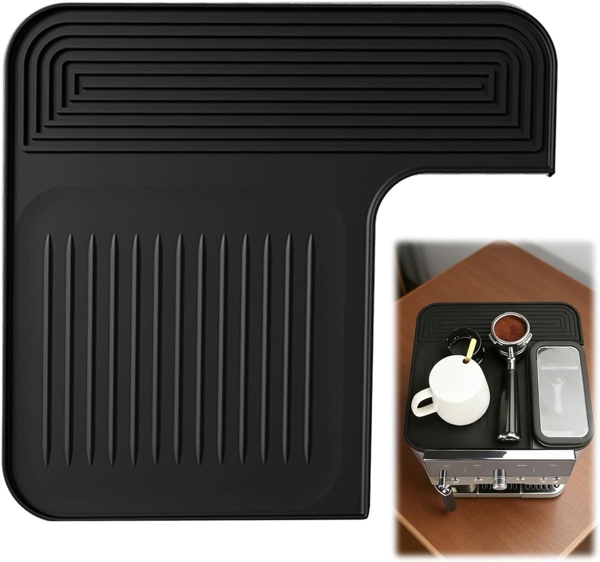 Waterdichte en hittebestendige antislip silicone mat voor koffiezetapparaten