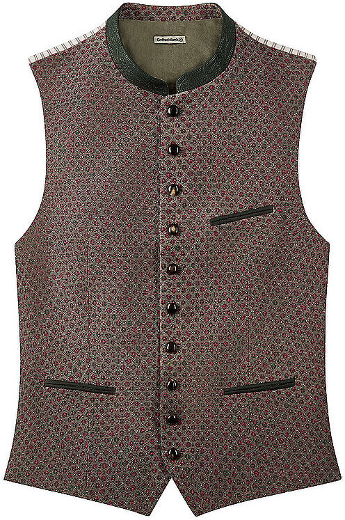 GOTTSEIDANK Trachtengilet KONSTANTIN hellgrau   52 52