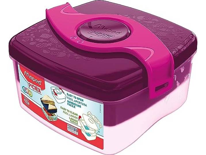Maped PICNIK - Lunchtrommel, broodtrommel, ontbijtblik ORIGINS KIDS - roze