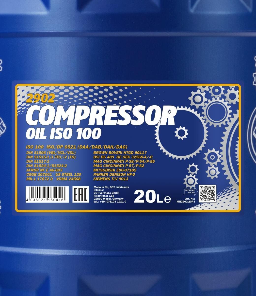 MANNOL MN2902-20 Kompressor-Öl
