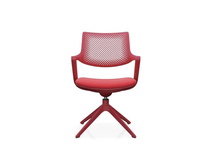 FLEX CHAIR V - Besucherstuhl Konferenzstuhl Rot