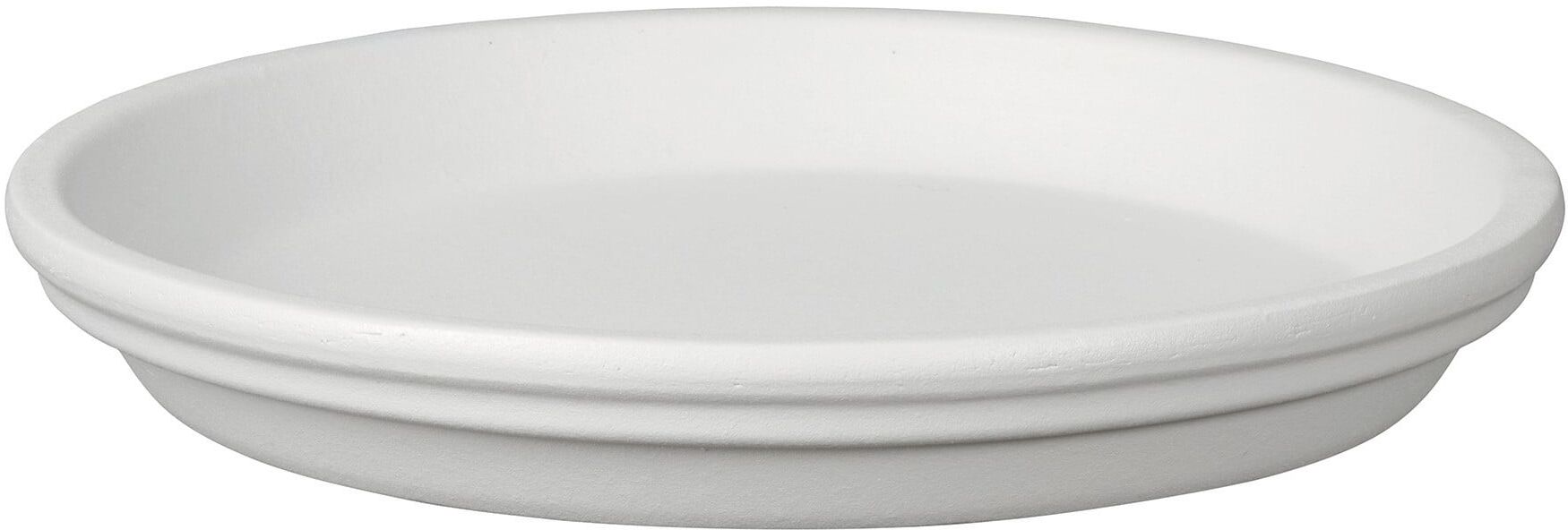 DEROMA Bigband Untersetzer Ø 36 cm Terrakotta weiß