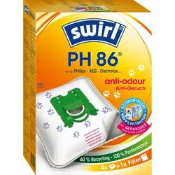 Swirl Staubbeutel PH 86 Anti-Odour VE4