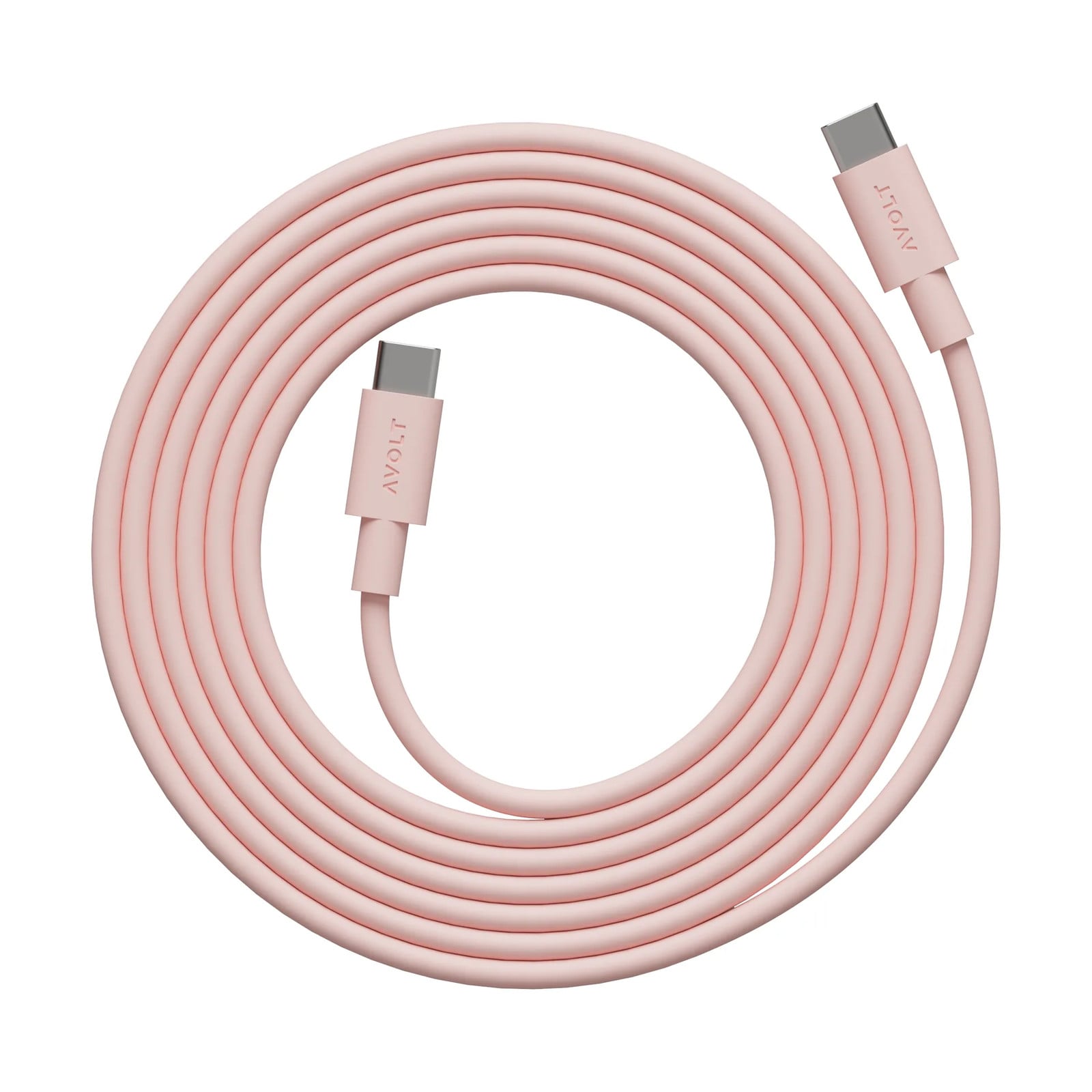 Avolt USB-C naar USB-C oplaadkabel 2 m New Pink