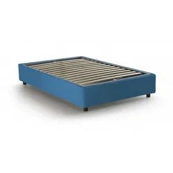 Asid - Halbzweisitzer-Bett, blau, abziehbar, Made in Italy