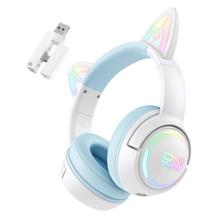 Onikuma GT838 gaming headphones (blue) (Kabelgebunden, Kabellos) (GT838 Blue)
