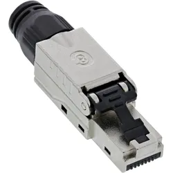 INLINE RJ45 Stecker Cat,8,1 2000MHz, feldkonfektionierbar, geschirmt, Schraubv,