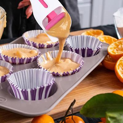 Mess Free Cupcake Batter Scoop Labor Saving Baking Tool Mess Free Cupcake Batter Scoop Labor Saving Baking Tool