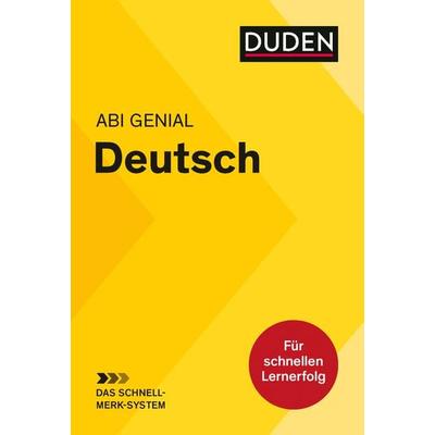 Abi genial Deutsch: Das Schnell-Merk-System, Taschenbuch von Monika Bornemann,Michael Bornemann,Christine Schlitt, Duden ein Imprint von Cornelsen