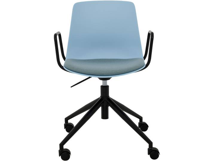 Bürostuhl Livio blau Polypropylen H 82.5 cm - Bürostuhl