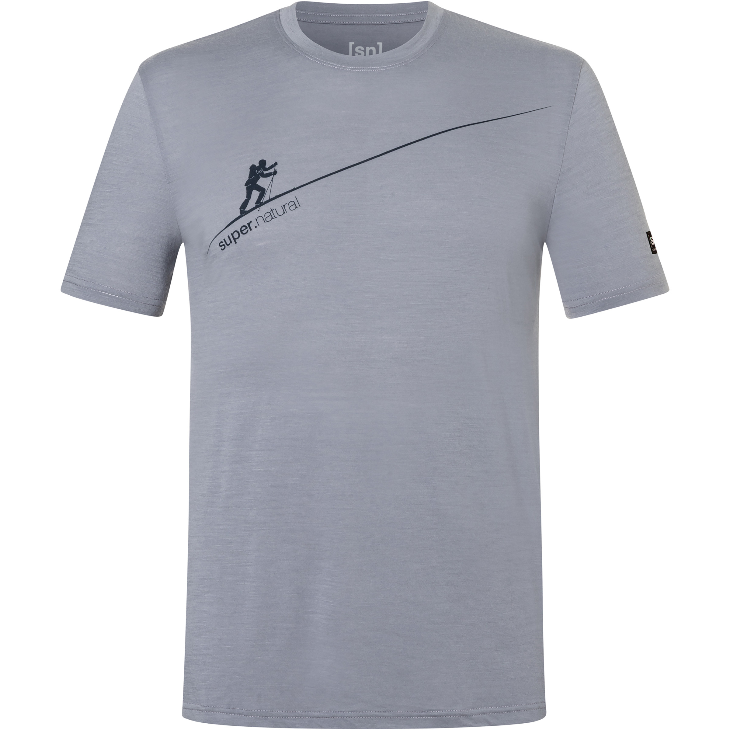 Super.Natural Haute Route Herren T-Shirts blau Größe M Trekking Hautfreundlich Merinowolle