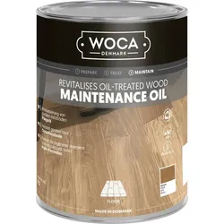 WOCA Holzboden Pflegeöl weiß 1,0 L zur Pflege von allen weiß geölten Holzböden
