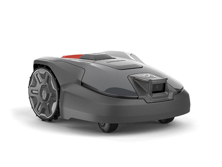 Rasenmähroboter HUSQVARNA 312 V ohne Referenzstation 1200 m² , grau (schwarz), B:45cm H:25cm, Rasenmähroboter, Rasenmähroboter, mit PIN-Code