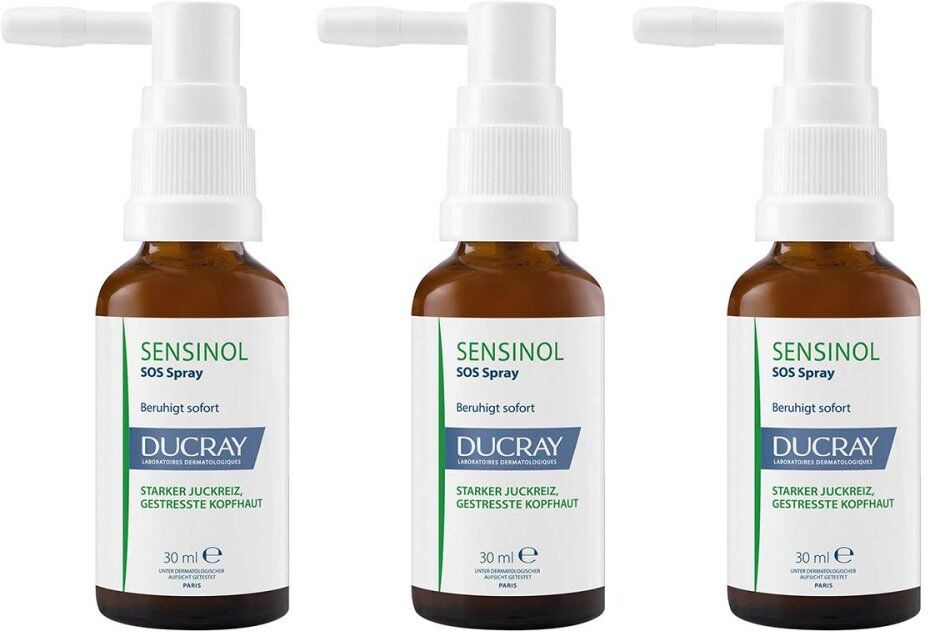 Ducray Sensinol Sos Spray Bei Juckreiz 3x30ml