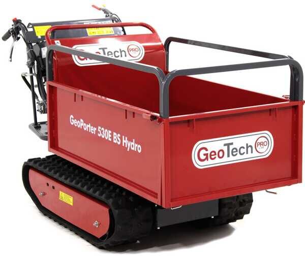 GeoTech Pro GeoPorter 530E BS Hydro - Motocarriola ribaltamento idraulico - Portata 500Kg