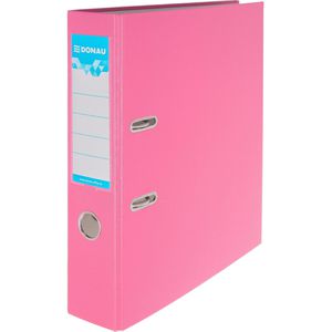 DONAU Ordner 3970002-30 Klassik, A4, 7,5cm, Kunststoffordner, pink