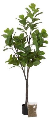 Kate and Laurel Fidmont Faux Fiddle Fig Tree
