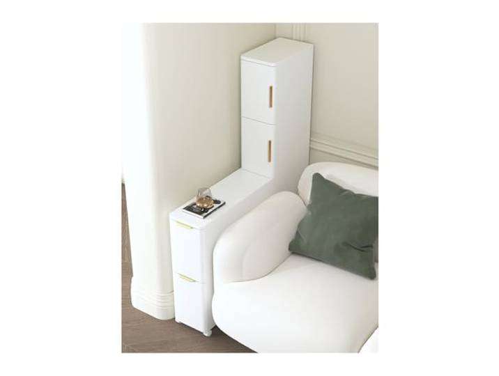 FZL02068LM Ecklager Sofa-Sideboard, Abnehmbarer Beistelltisch Leichter Luxus-Kombinationsschrank(20x80x115cm,Left open)