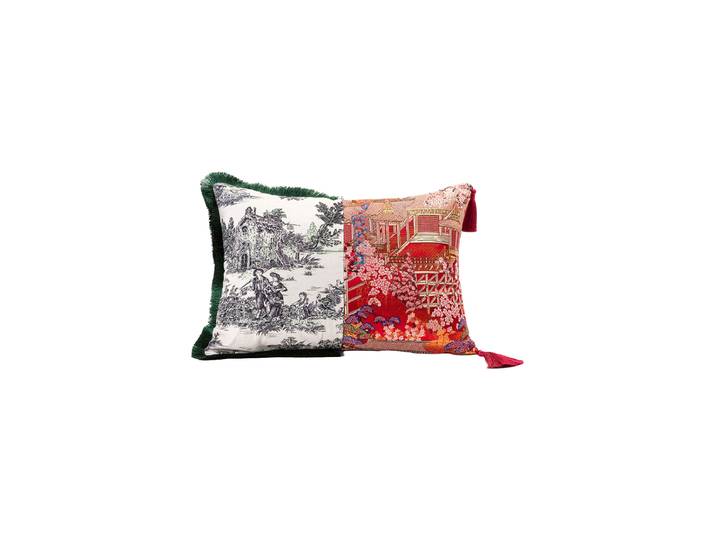 Design Kissen „Hybrid Pira“ aus Porzellan Multicolor Seletti