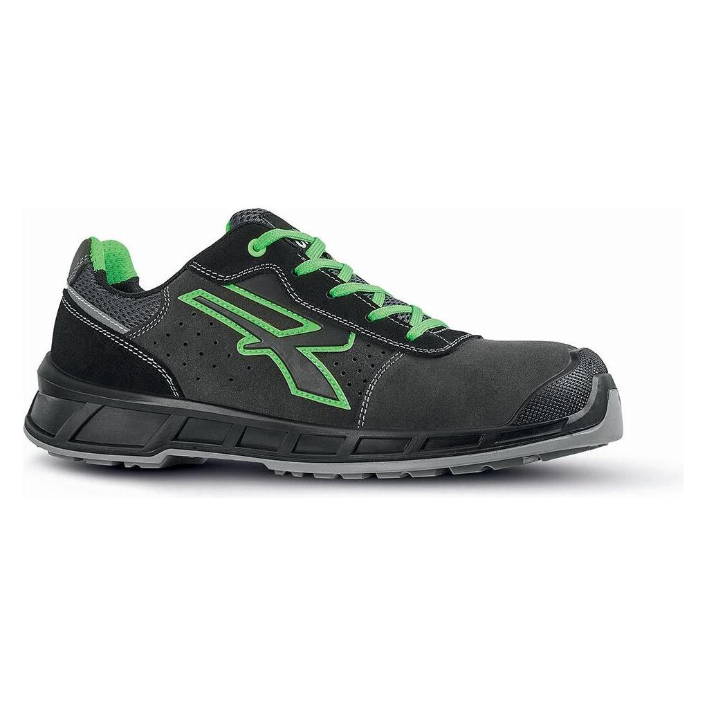 Upower Schuhe Taylor Grau Grün Niedrig Nummer (S1P, 39) (RK20016)