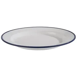 APS Teller/Speiseteller/Deko-Teller/Melamin-Teller -ENAMEL LOOK-Ø 24,5 cm, H: 2,5 cm