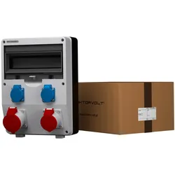 Stromverteiler ECO 1x16A 1x32A 2x230 Doktorvolt DV-2602-D