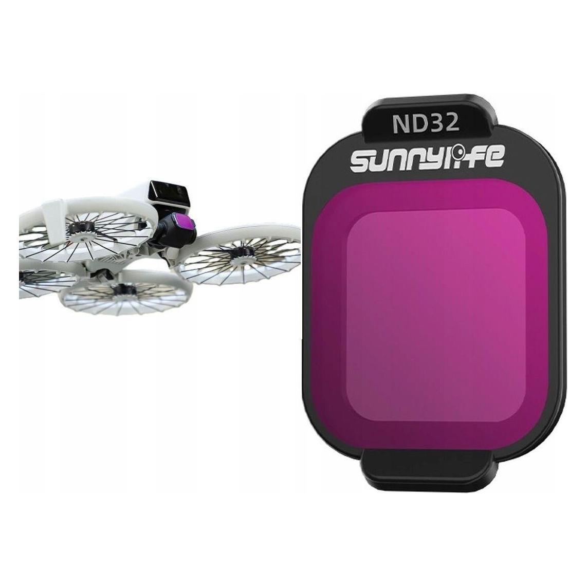 Sunnylife Filtr Pełny Szary Nd32 Ndx32 Do Drona Dron Dji Flip Etui Na Filtr / Fi962-32 (Drohnen Filter) (Sunnylife)