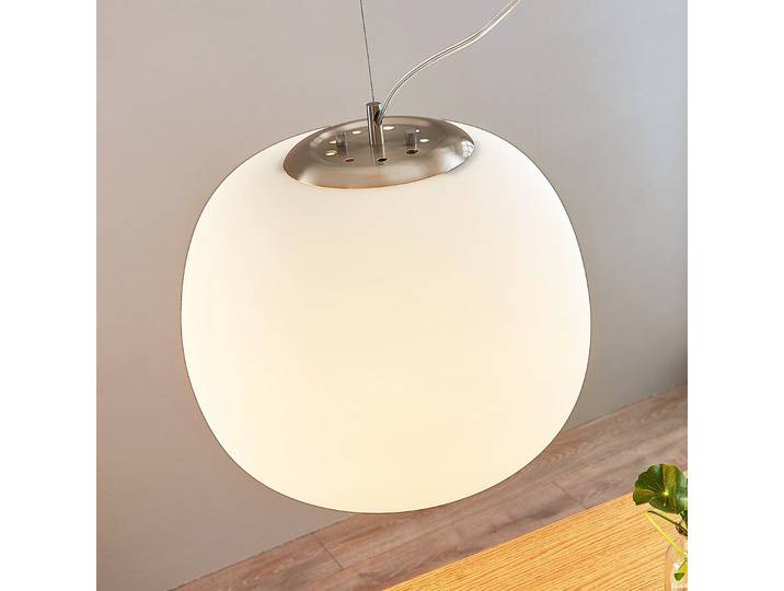 Ginevra Suspension White - Lindby - Cuisine - Moderne - Verre - À ampoule unique