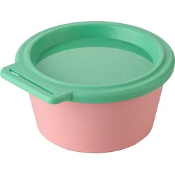 Koziol Schale Nora Box mit Deckel 250 ml sweet pink/mid green