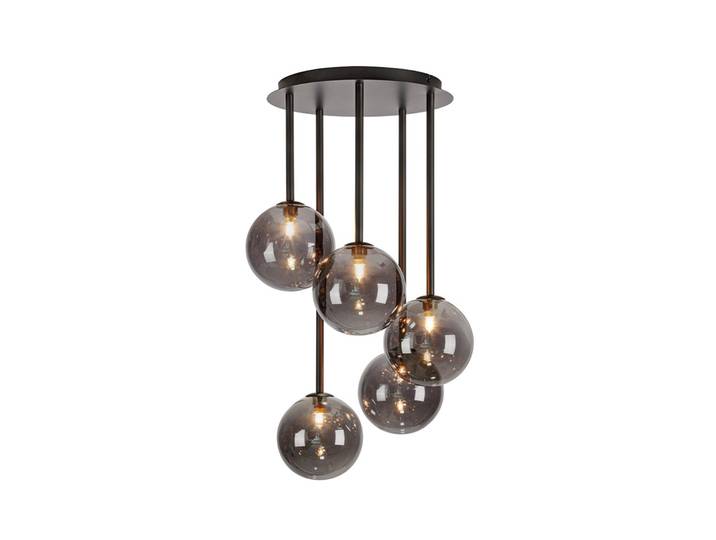 Universe 5 Deckenleuchte Schwarz/Rauch - Markslöjd - Wohnzimmer - Metall
