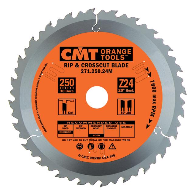 CMT 271.200.36M Ultradünnes Kappsägeblatt mit Schnittbegrenzung 200 x 30 x 36T (35634199)