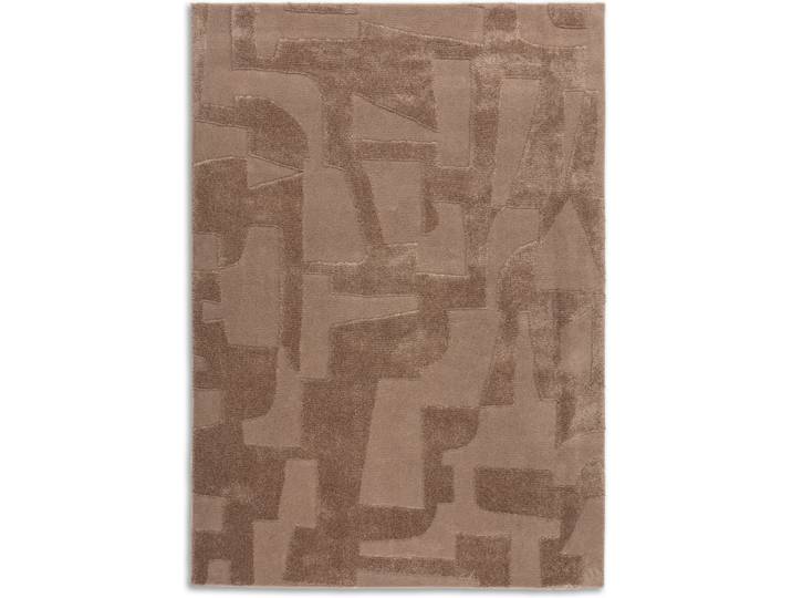 Teppich Blaze 252 , braun, B:160cm H:28mm L:230cm, Polyester, SCHÖNER WOHNEN-KOLLEKTION, Teppiche, Teppich, Indoor, pflegeleicht, verschiedene Formen, Hoch Tief Struktur