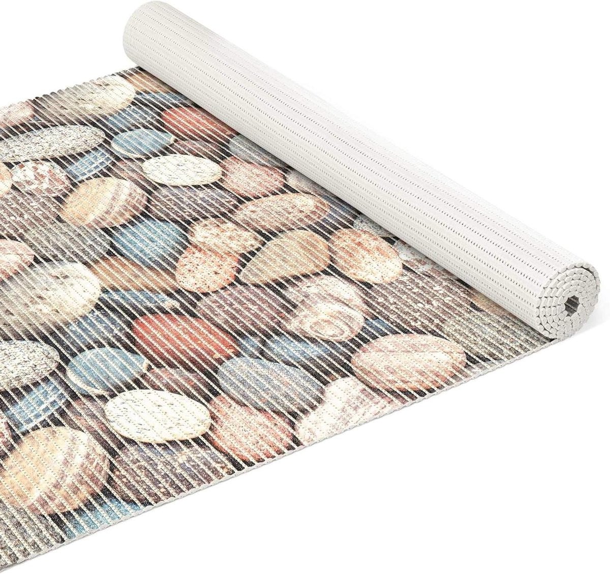 Antislip Schuimmat voor Badkamer en Douche, Grijs, 200 x 65 cm