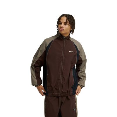 Regenjacke DC SHOES "Flow Track", Herren, Gr. L, braun (coffee bean), Obermaterial: 100% Nylon., Jacken Regenjacke