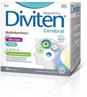 Diviten Cerebral 30 ampolas