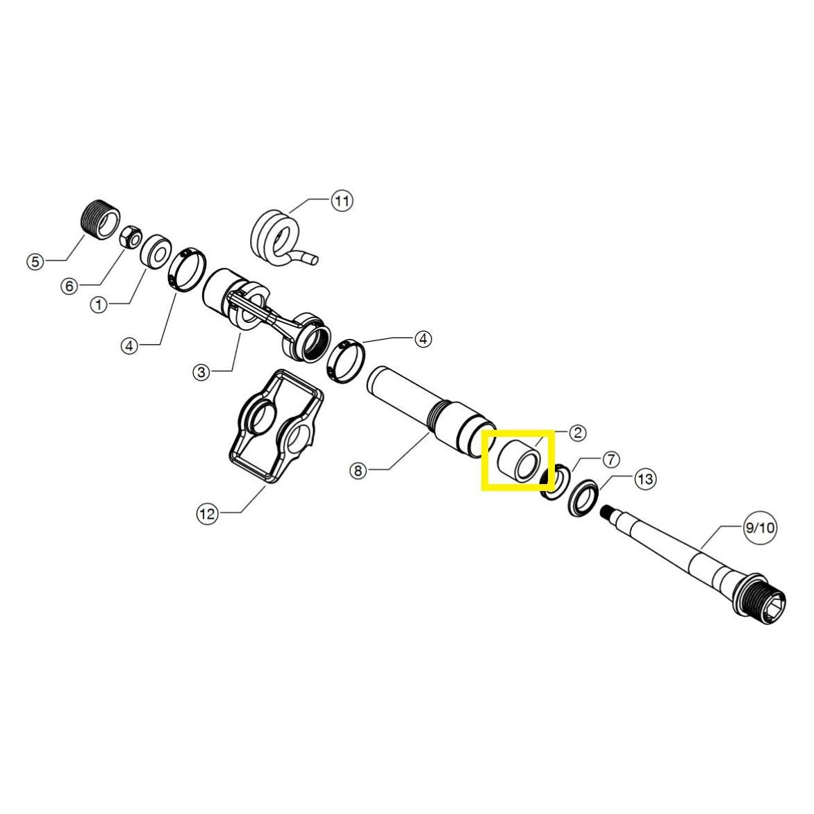 Crankbrothers Pedal Bearing Needle Pedal Nadellager, 10x14x12mm (40102224)