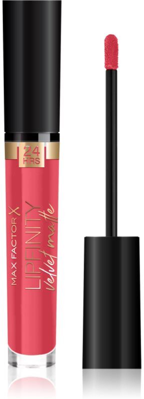 Max Factor Lipfinity Velvet Matte liquid matt lipstick shade 025 Red Luxury 3.5 ml